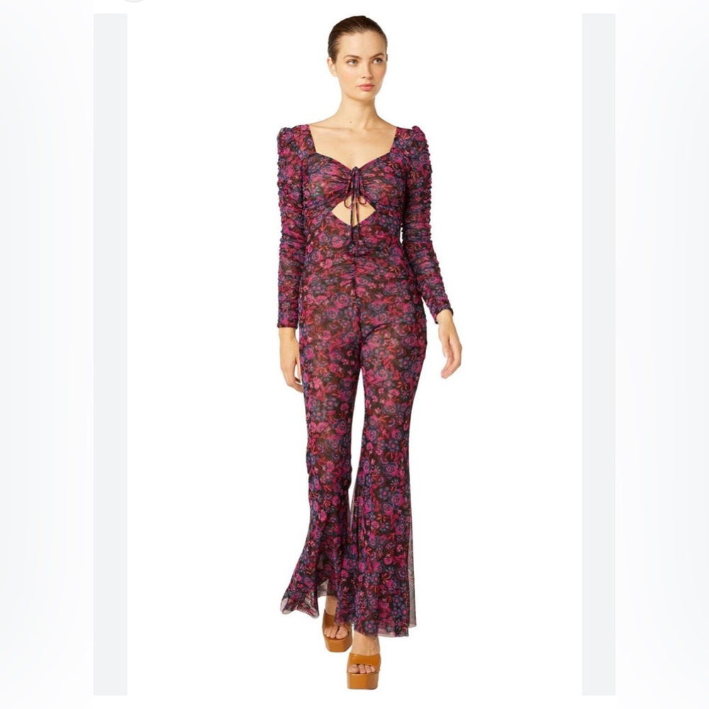 Misa Los Angeles Multicolor Floral Jumpsuit